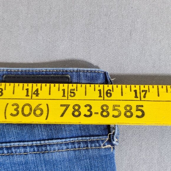 AG Adriano Goldschmied jeans women's size 32R denim blue Prima Cigarette leg - Picture 11 of 15
